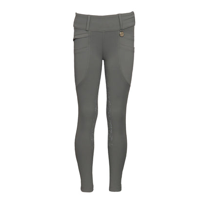 Dapplebay Kids Dragonfly Meadow Silicone Full Seat Tights-Graphite