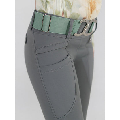 Dapplebay Kids Dragonfly Meadow Silicone Full Seat Tights-Graphite