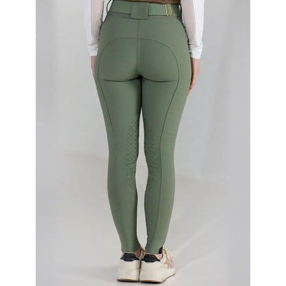 Dapplebay Sport Silicone Knee Patch Breeches-Rosemary