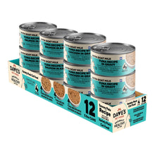 Dave's Pet Food Cat Naturally Healthy Tuna With Goat Milk 9oz. Variety Pack (Case of 12)