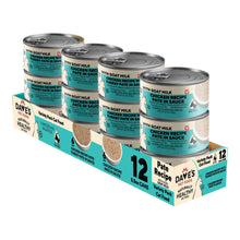 Dave's Pet Food Cat Naturally Healthy Chicken With Goat Milk 9oz. Variety Pack (Case of 12)