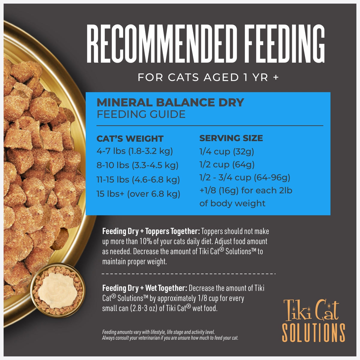 Tiki Pet Cat Solutions Mineral Balance Chicken 5.6Lb