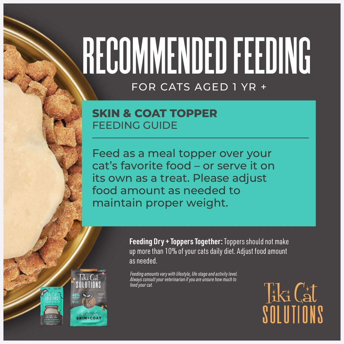 Tiki Pet Cat Solutions Skin & Coat Salmon 2.8Lb