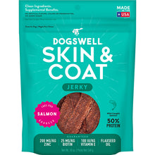 Dogswell Jerky Skin and Coat Grain-Free Salmon 10oz.