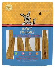 Honey Dog Buffalo Collagen Strips 6" (5pk)