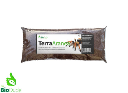 The Bio Dude - Terra Aranea Substrate for Tarantulas 6 qt - The Ultimate Invert Bioactive Substrate - DS
