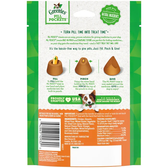 GREENIES Cheese Flavored Capsule Pill Pockets