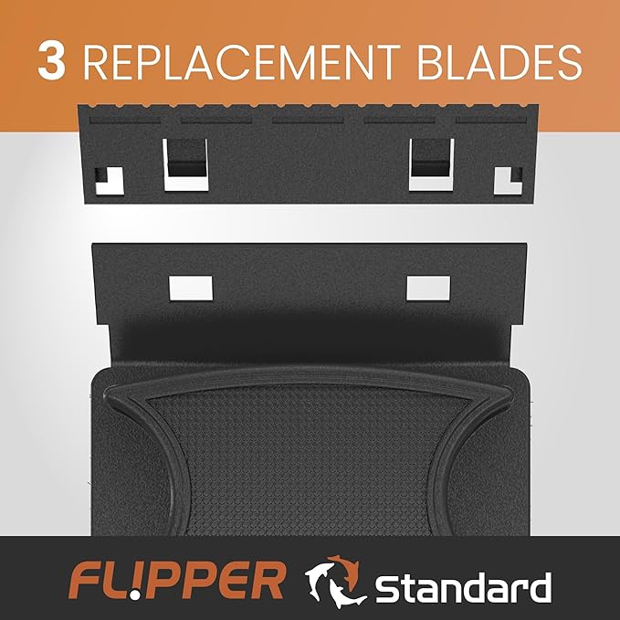 Flipper Standard Abs Replacement Blades 3 Pack Acrylic Tanks