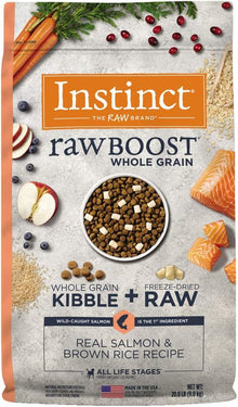 Instinct Raw Boost Whole Grain Salmon & Brown Rice Dry Dog (3.5lb)