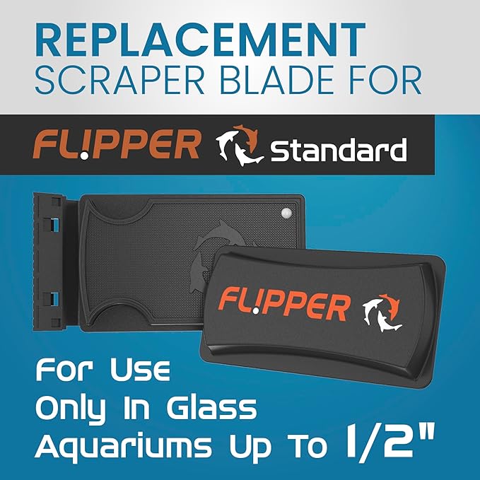 Flipper Standard Abs Replacement Blades 3 Pack Acrylic Tanks