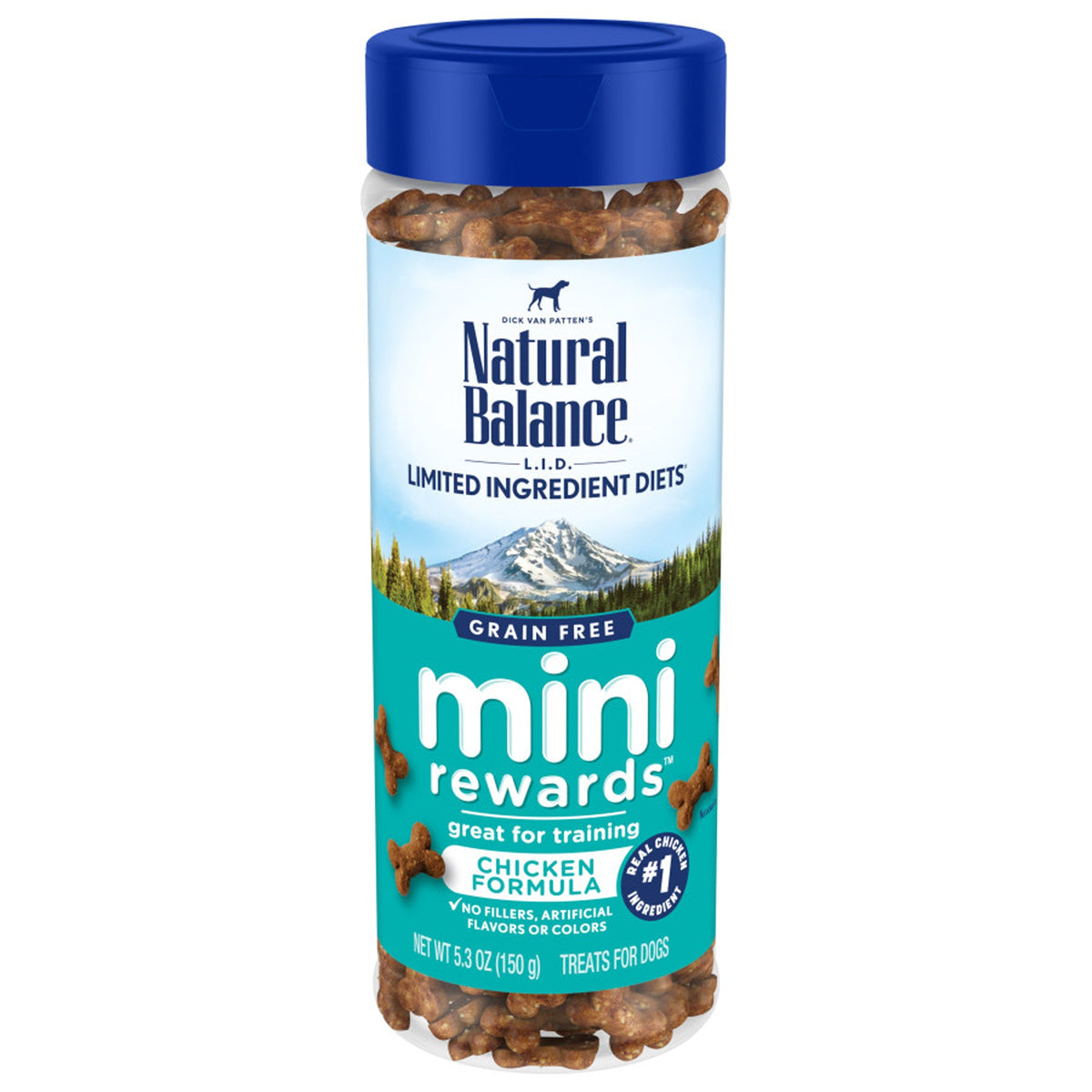 Natural Balance LID Mini Rewards Soft & Chewy Chicken Dog Treats 5.3oz