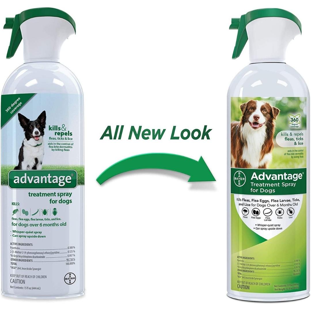 Advantage Flea & Tick Treatment Dog Spray 15oz