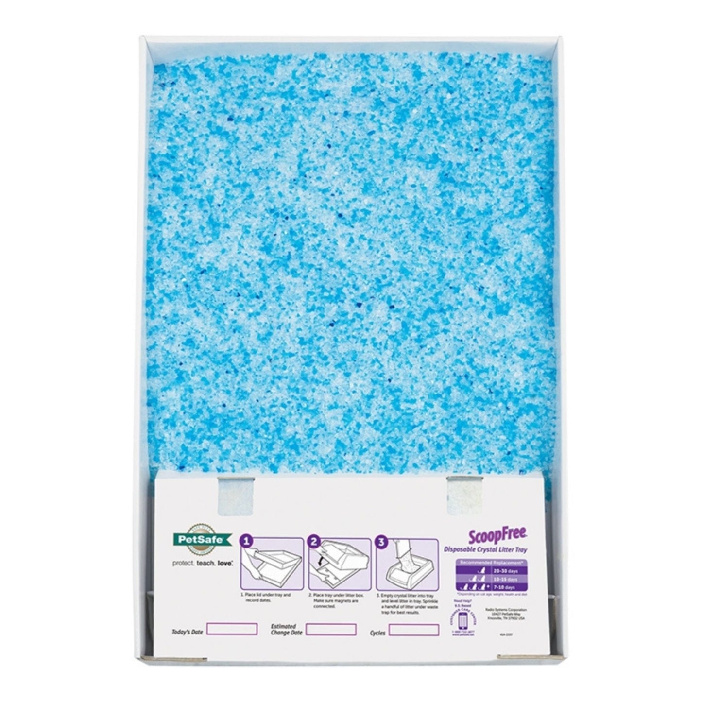 Petsafe Cat Scoop Free Complete Litter Tray Blue 1 Pack