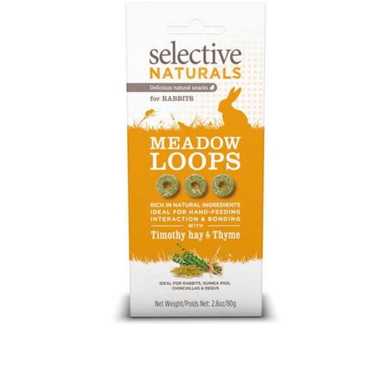 Science Selective Meadow Loops w/ Timothy Hay & Thyme Rabbit Treats 4ea/2.8 oz.