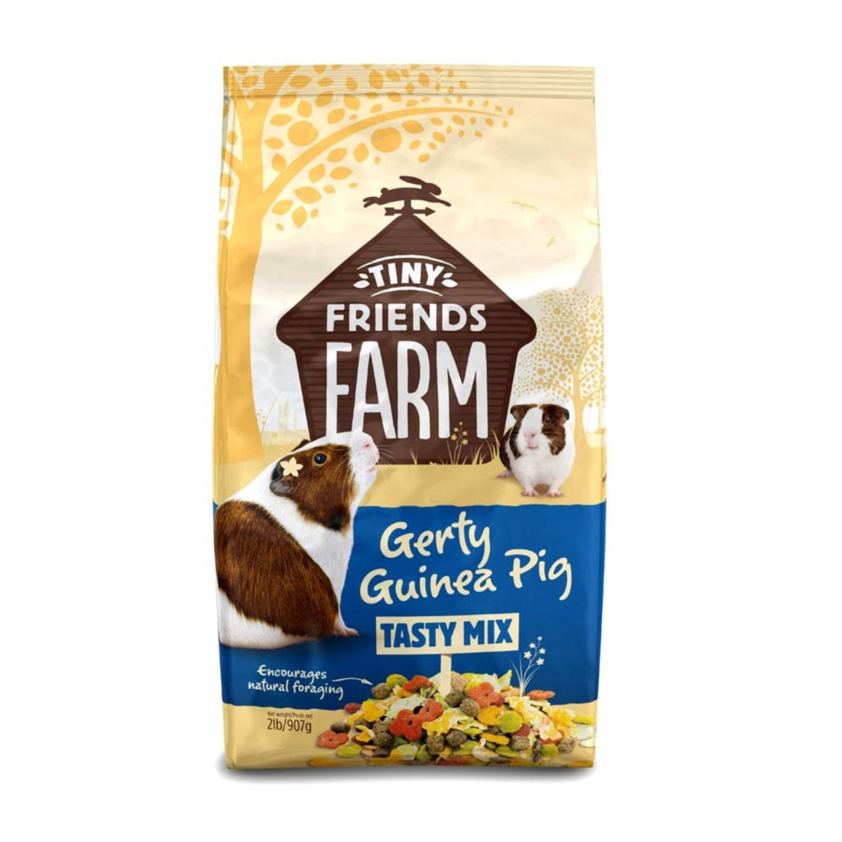 Tiny Friends Farm Gerty Guinea Pig Tasty Mix Dry Food 1ea/2 lb