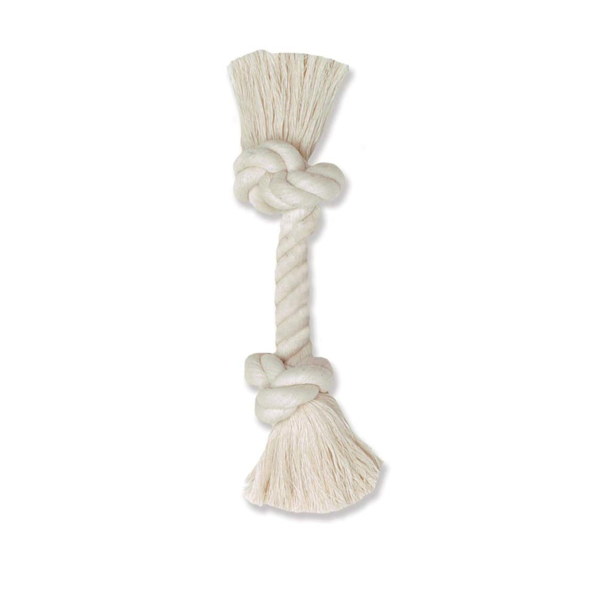 Mammoth Pet Products 100% Cotton Rope Bone White 1ea/6 in, Mini Default Title