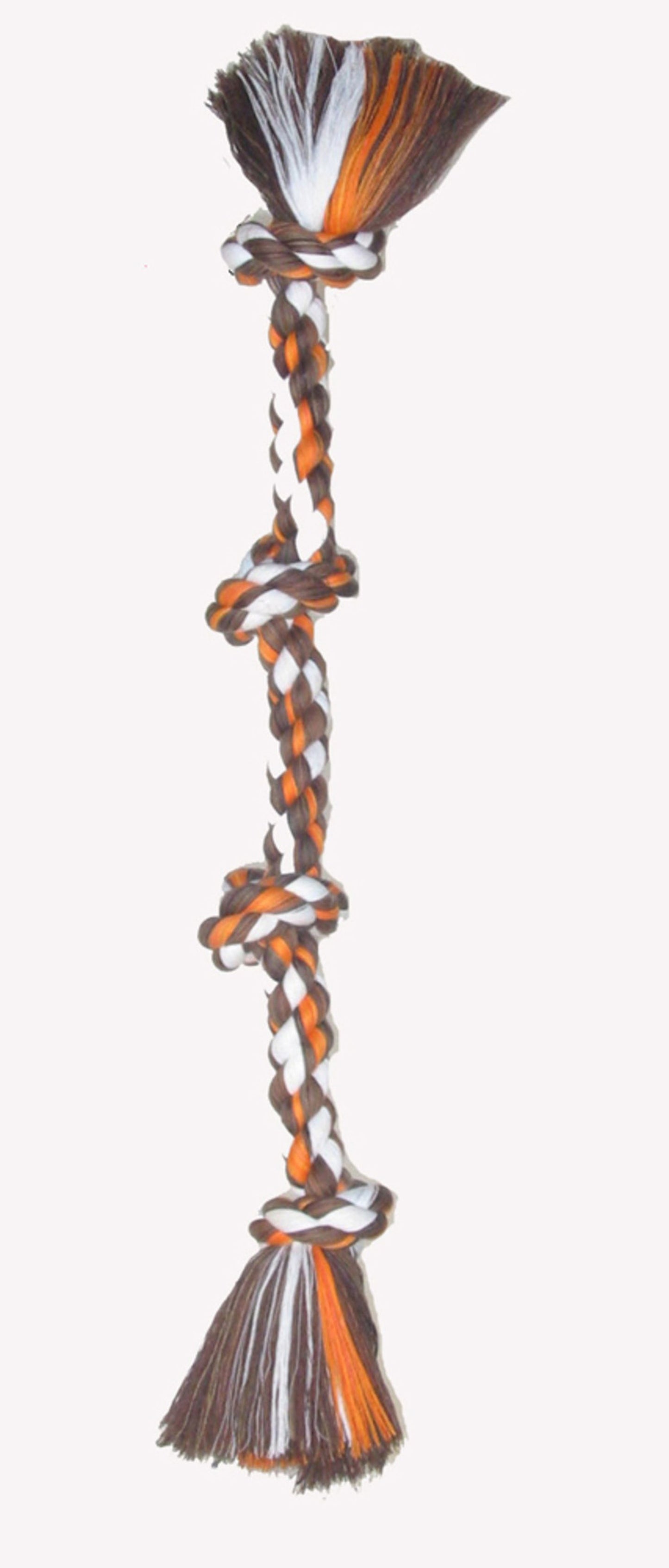 Mammoth Cotton Blend Color 4 Knot Rope Tug X-Large 31in