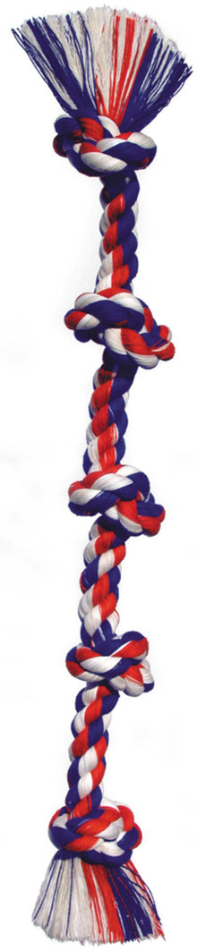 Mammoth Cotton Blend Color 5 Knot Rope Tug X-Large 36in