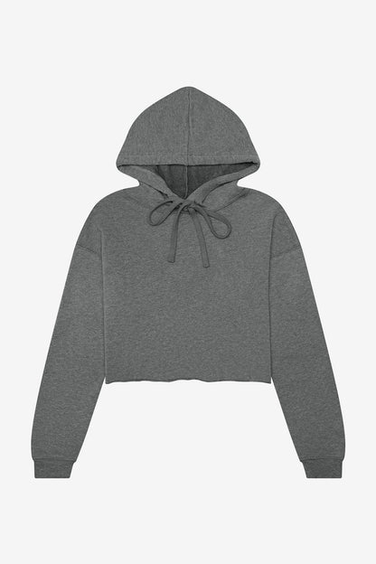 Custom Women's Cropped Fleece Hoodie