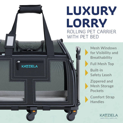 Katziela Luxury Lorry Wheeled Carrier Gray