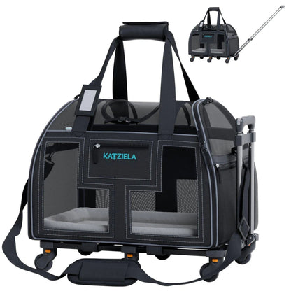 Katziela Luxury Lorry Wheeled Carrier Gray