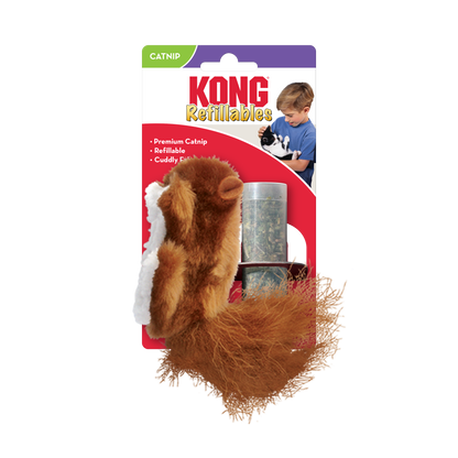 KONG Refillables Catnip Squirrel Cat Toy