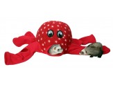 Marshall Pet Products Ferret Octo-Play Toy Octopus Red One Size