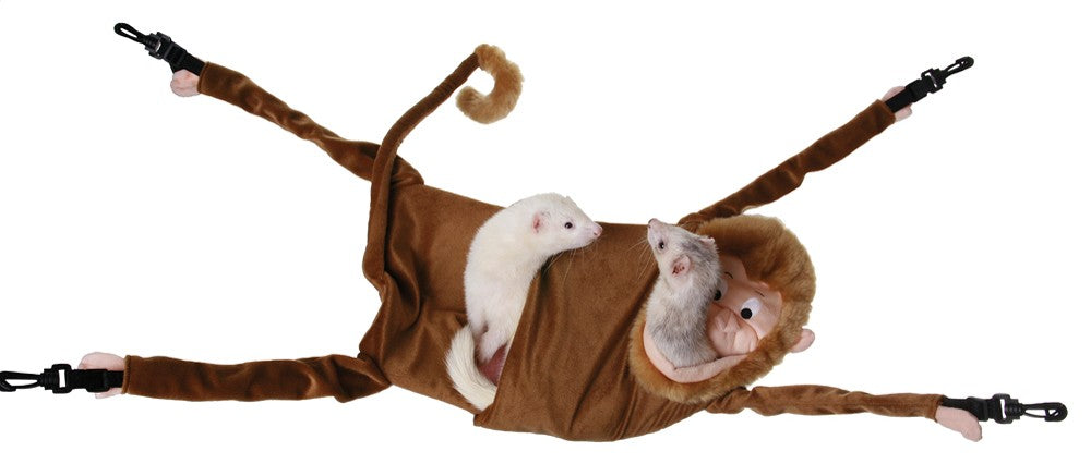 Marshall Pet Products Ferrets Hangin Monkey Hammock Brown