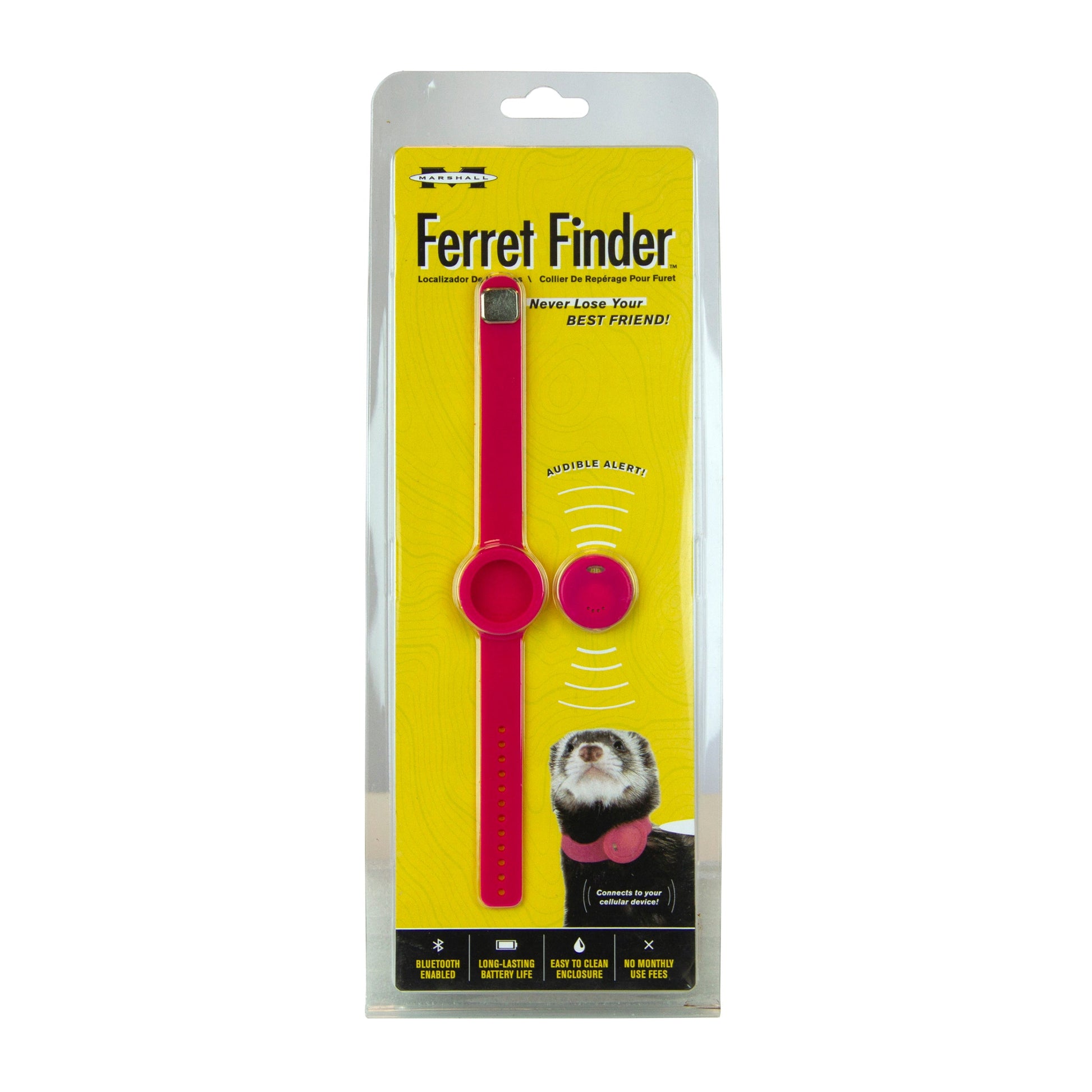 Marshall Pet Products Ferret Finder GPS Collar Pink Default Title