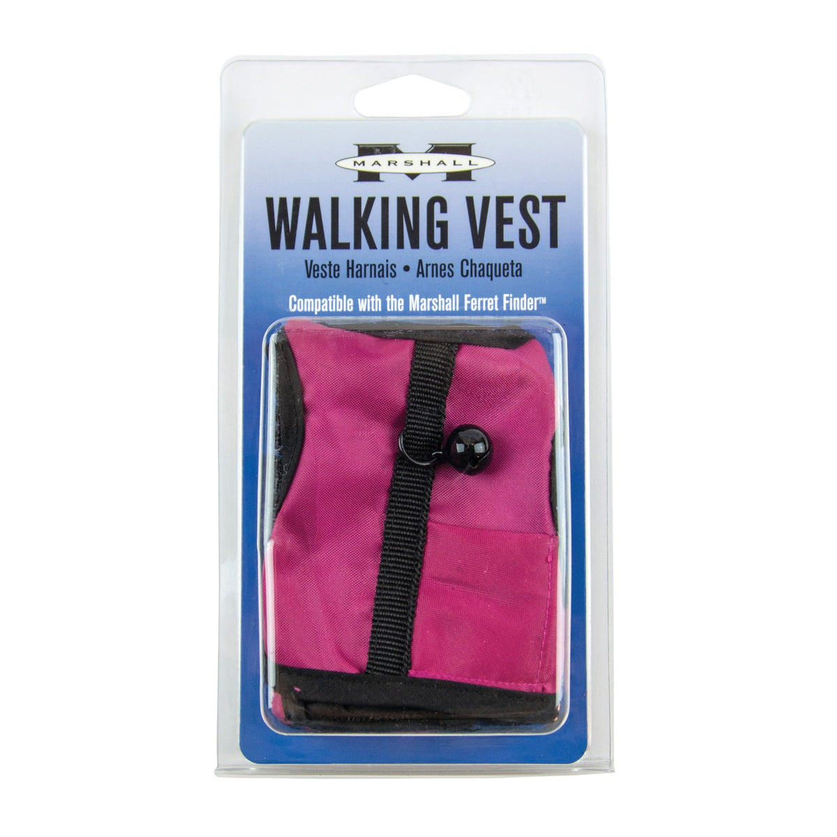 Marshall Pet Products Ferret Finder Walking Vest Maroon Medium Default Title