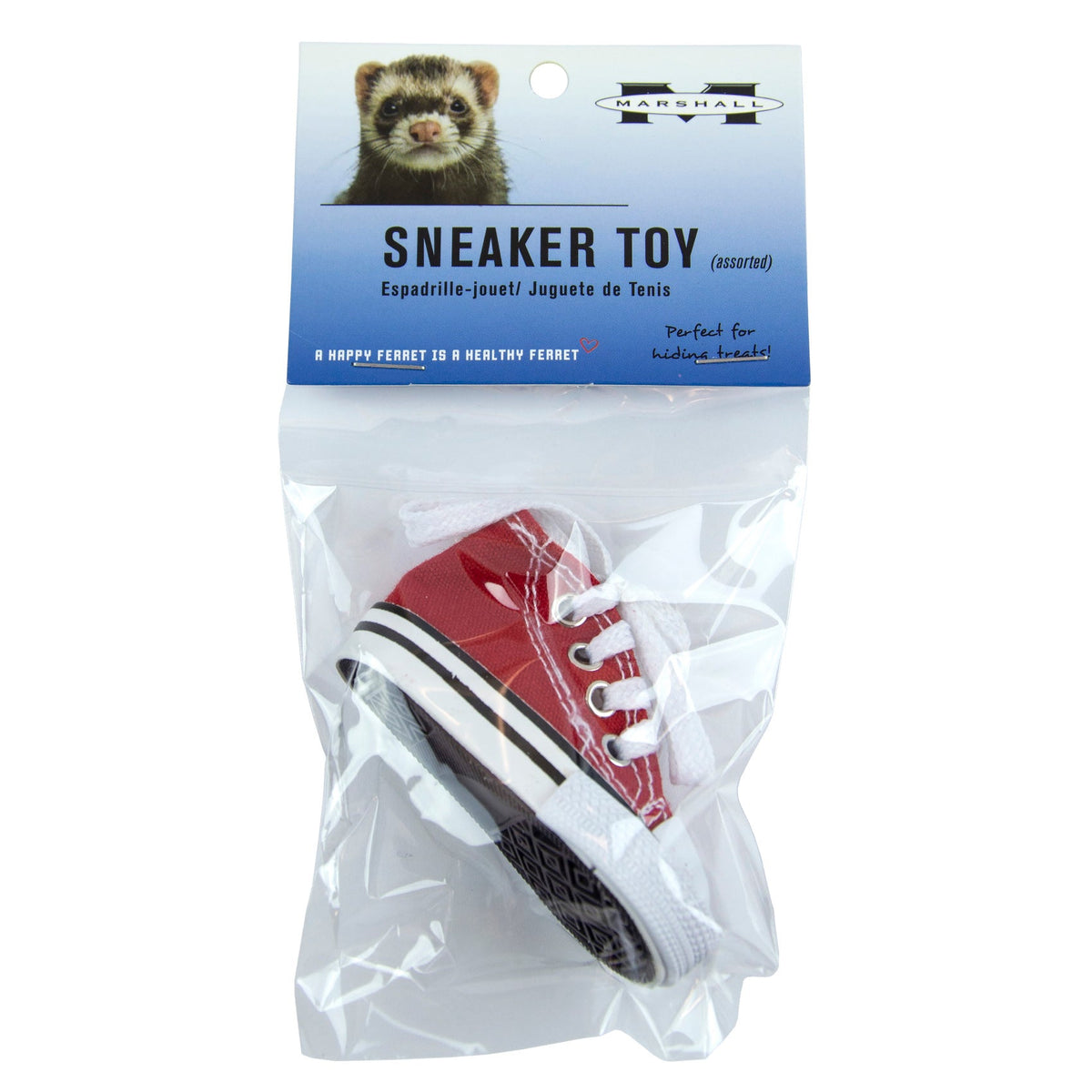 Marshall Pet Products Sneaker Ferret Toy Sneaker Toy Red Default Title