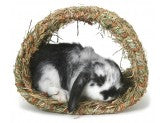 Marshall Pet Products Peters Woven Grass Hide-A-Way Hut for Small Animals Brown