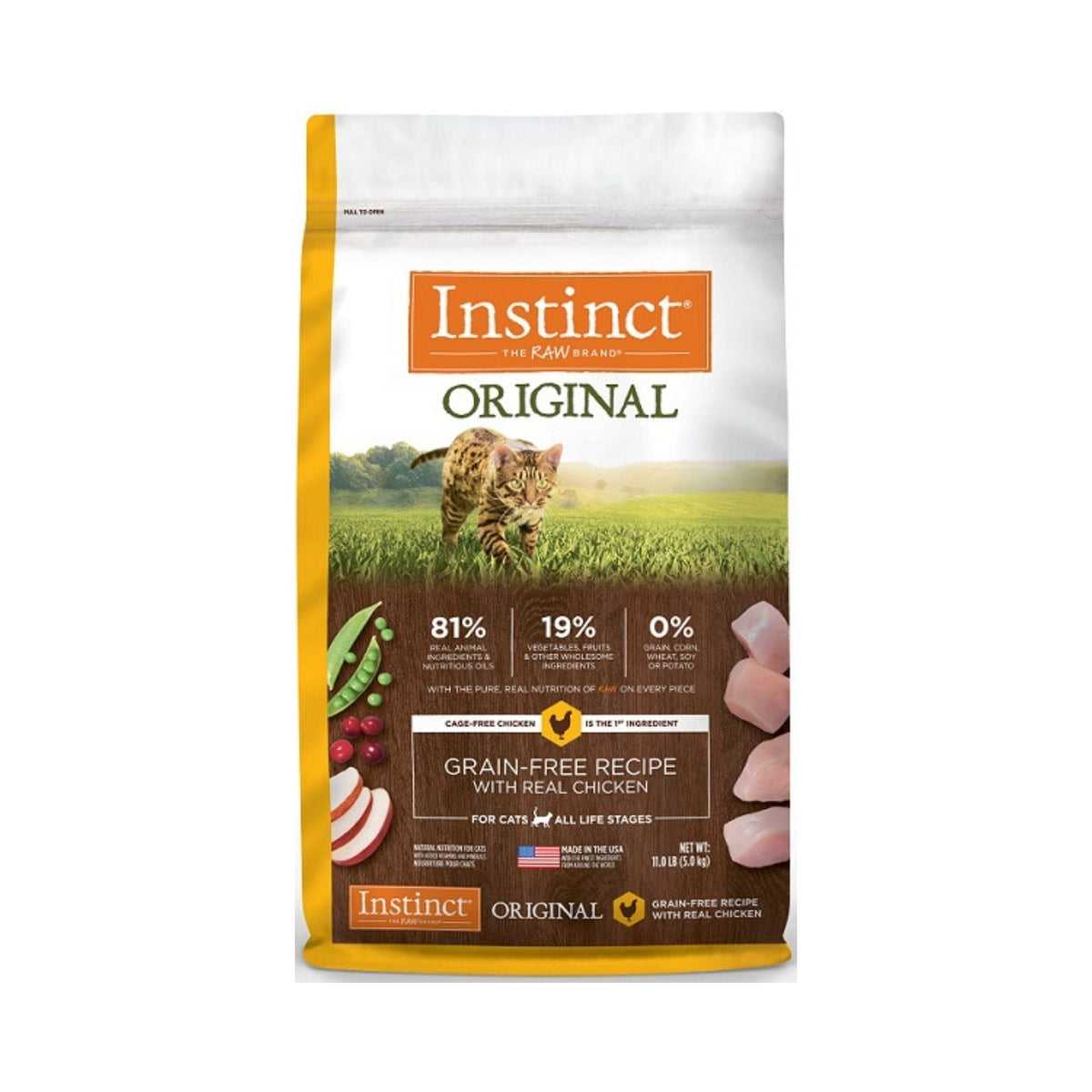 Natures Variety Instinct Cat Original Chicken 11Lb Grain-free