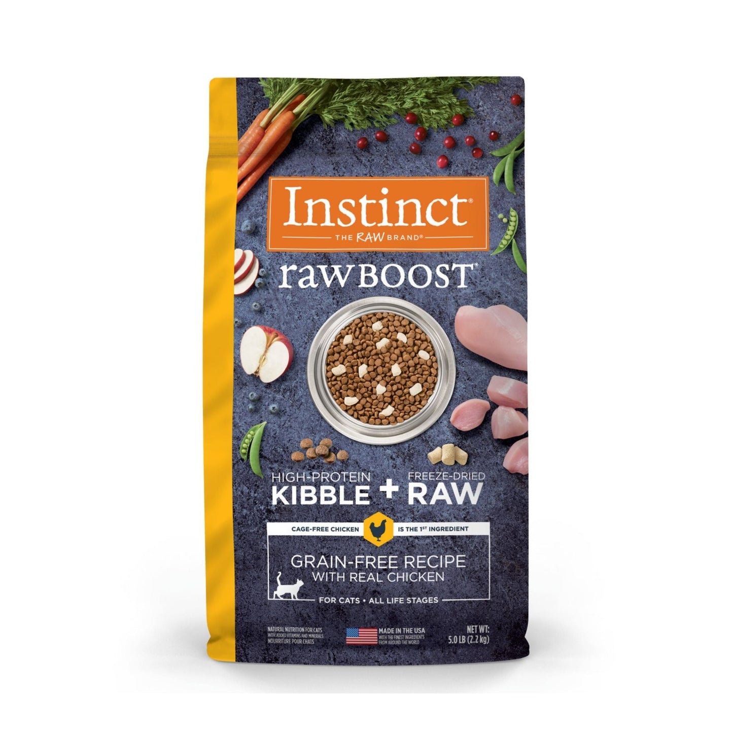 Natures Variety Instinct Raw Boost Cat Chicken Grain-free 5Lb