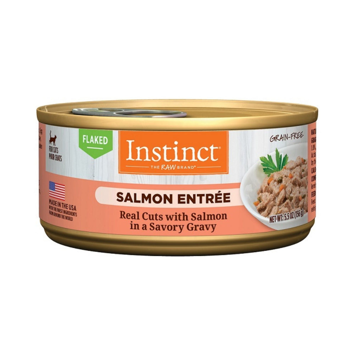 Natures Variety Instinct Cat Salmon Flaked 5.5oz. (Case of 12)