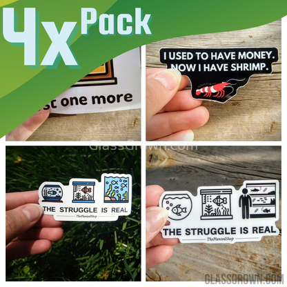 Bestselling Aquarium Decal Stickers (4 Pack)