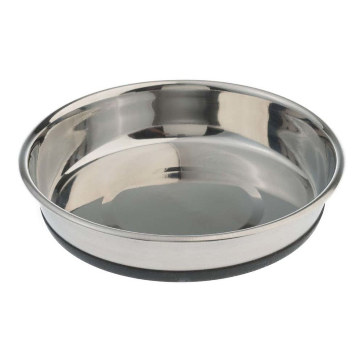 Pet Zone Products Deluxe Stainless Steel Cat Bowl Silver, 1ea/12oz.