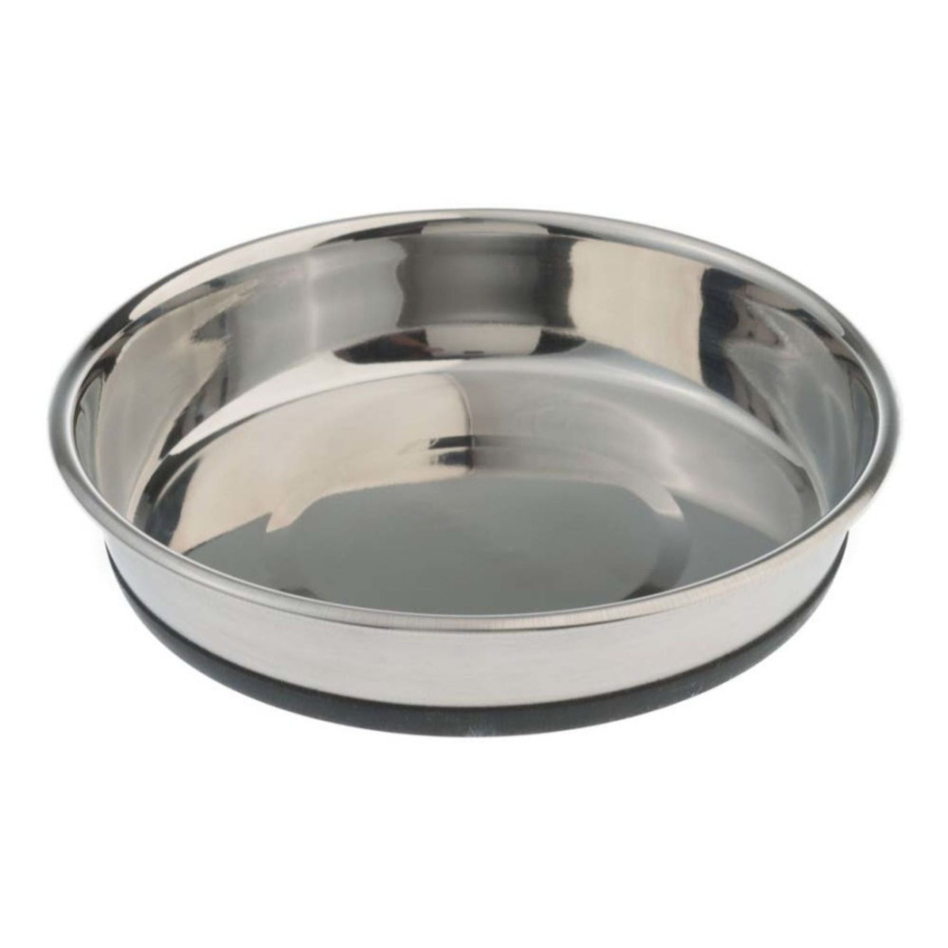 Pet Zone Products Deluxe Stainless Steel Cat Bowl Silver, 1ea/12oz.