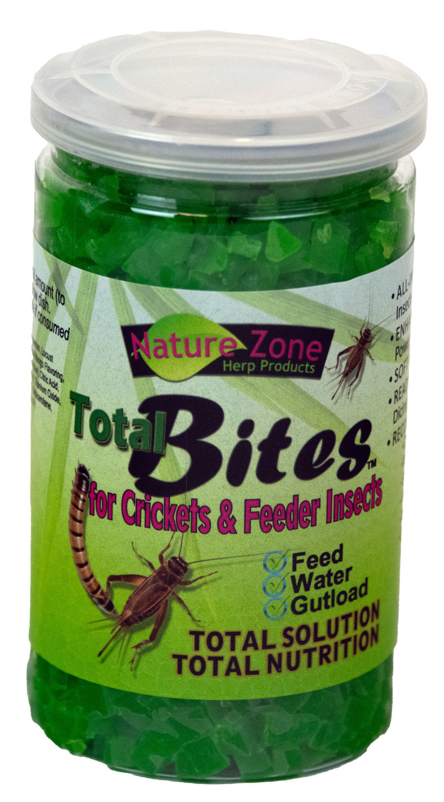 Nature Zone Cricket Total Bites with Spirulina 10oz