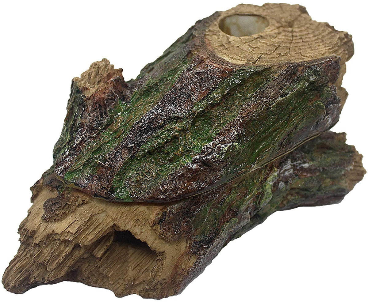 Komodo Forest Den Reptile Hideout Hiding Den Brown; Green One Size