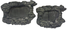 Komodo Habitat Rock Bowl Black; Tan Large