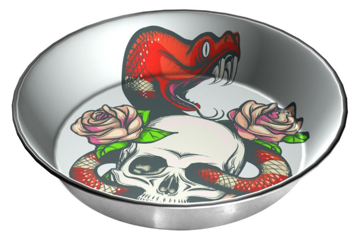 Komodo Skull and Snake Reptile Bowl 3 cups