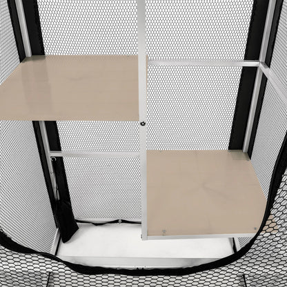 Ware Cat Patio Mesh Enclosure Green 39.25 x 39.25 x 78.75in.