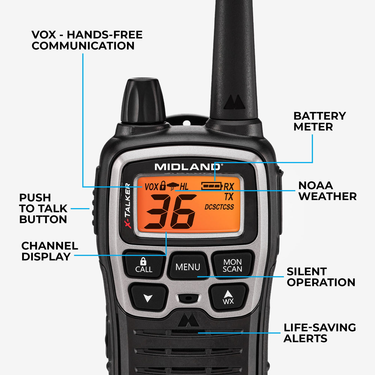 T77VP5 X-Talker FRS Walkie Talkie Bundle - T77VP5