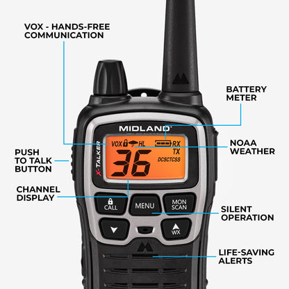 T77VP5 X-Talker FRS Walkie Talkie Bundle - T77VP5