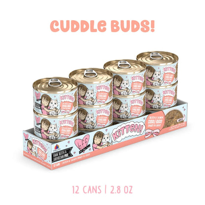 Bff Kitten Cuddle Buds Chicken & Salmon 2.8oz. (Case of 12)