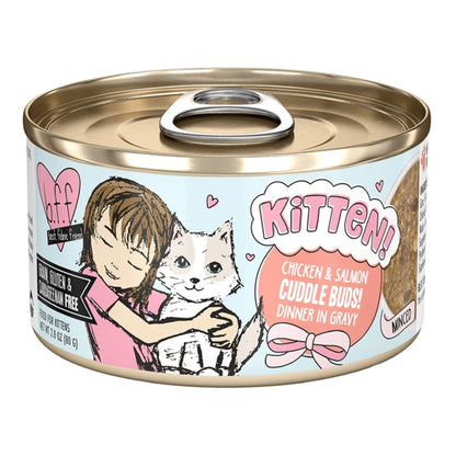 Bff Kitten Cuddle Buds Chicken & Salmon 2.8oz. (Case of 12)