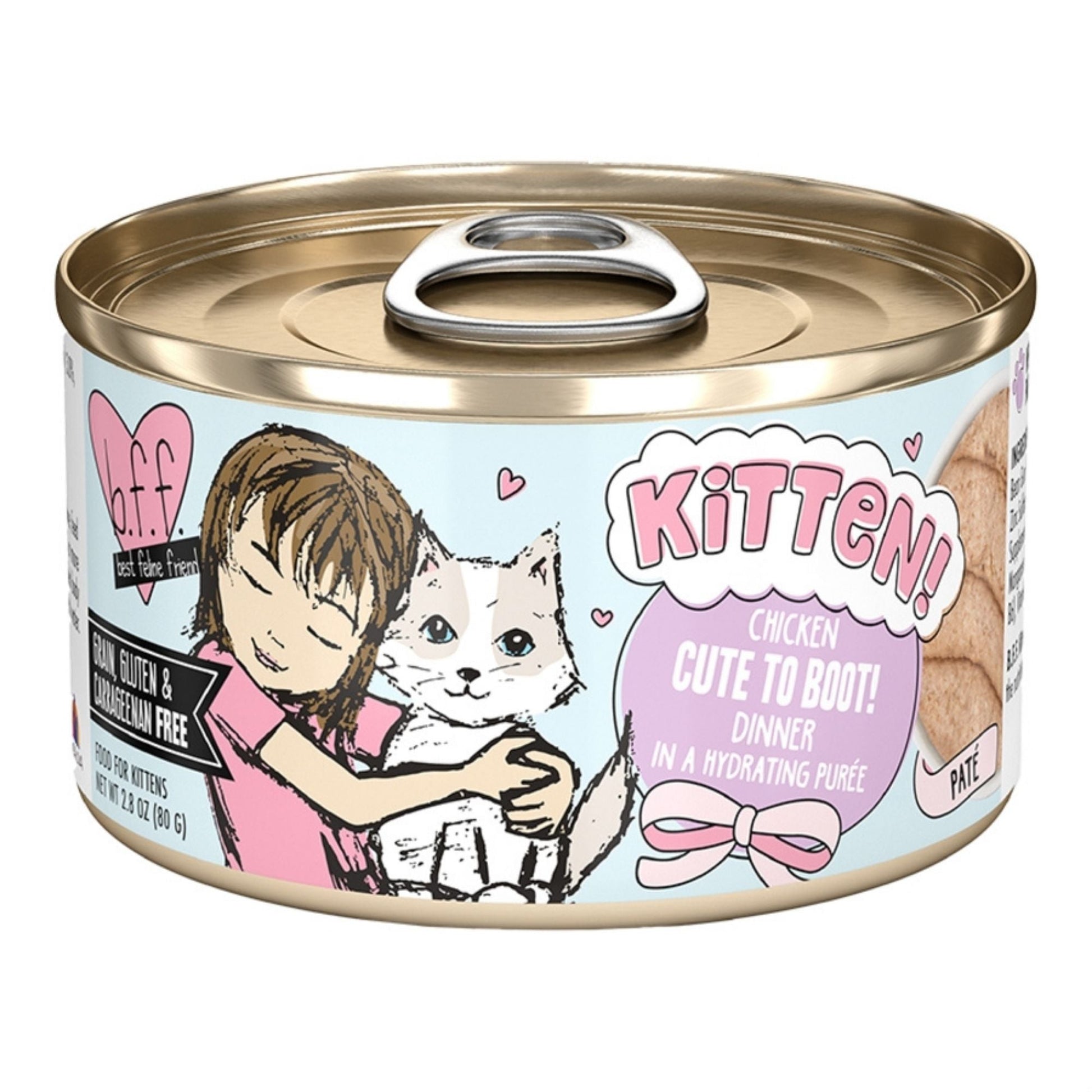 Bff Kitten Cute To Boot Chicken 2.8oz. (Case of 12)