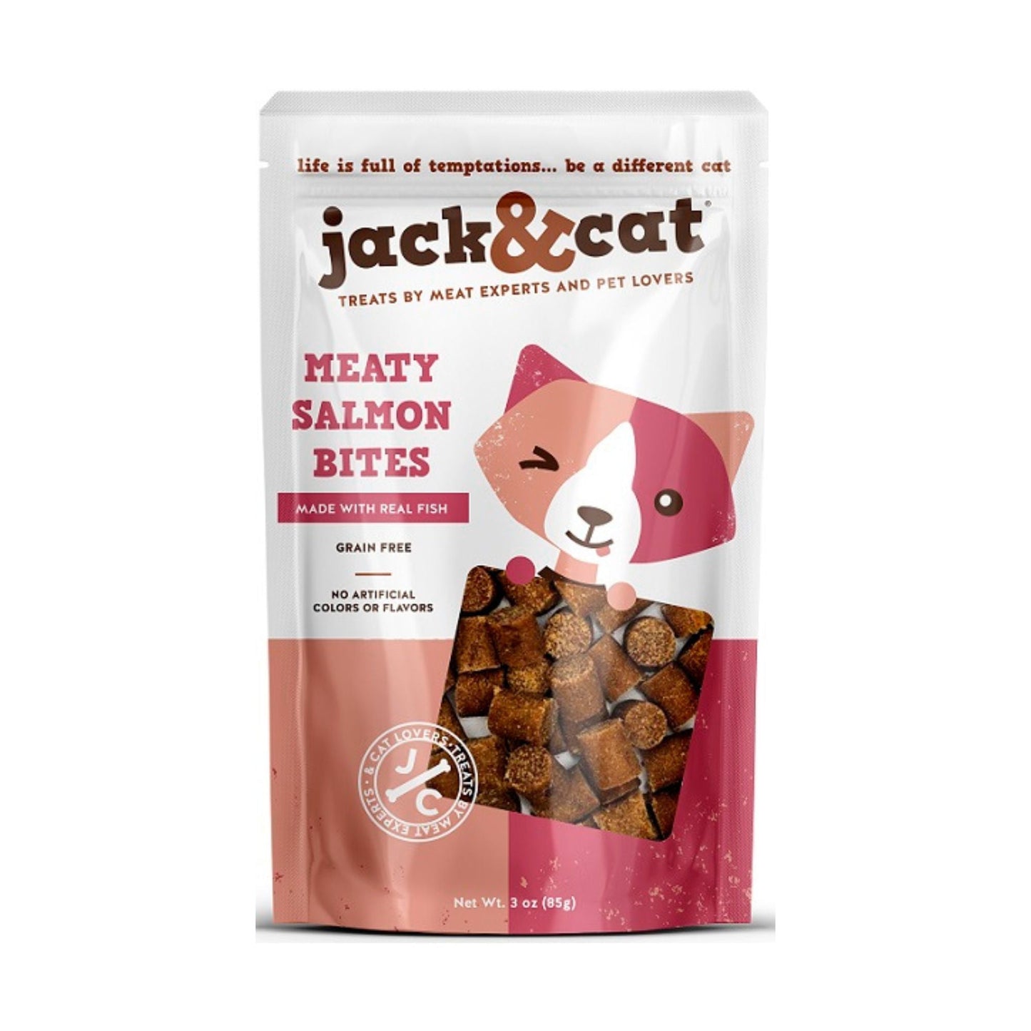 Jack & Cat Cat 3oz. Salmon Soft Moist