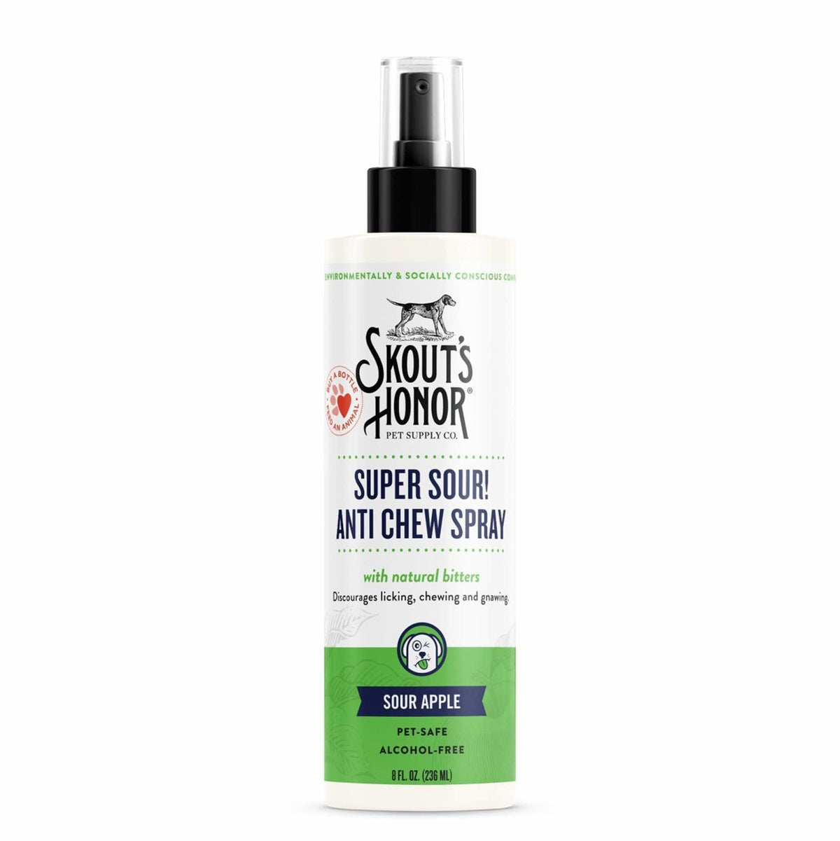 Skout Honor Super Sour! Anti Chew Spray Counter Top Display 12Pk